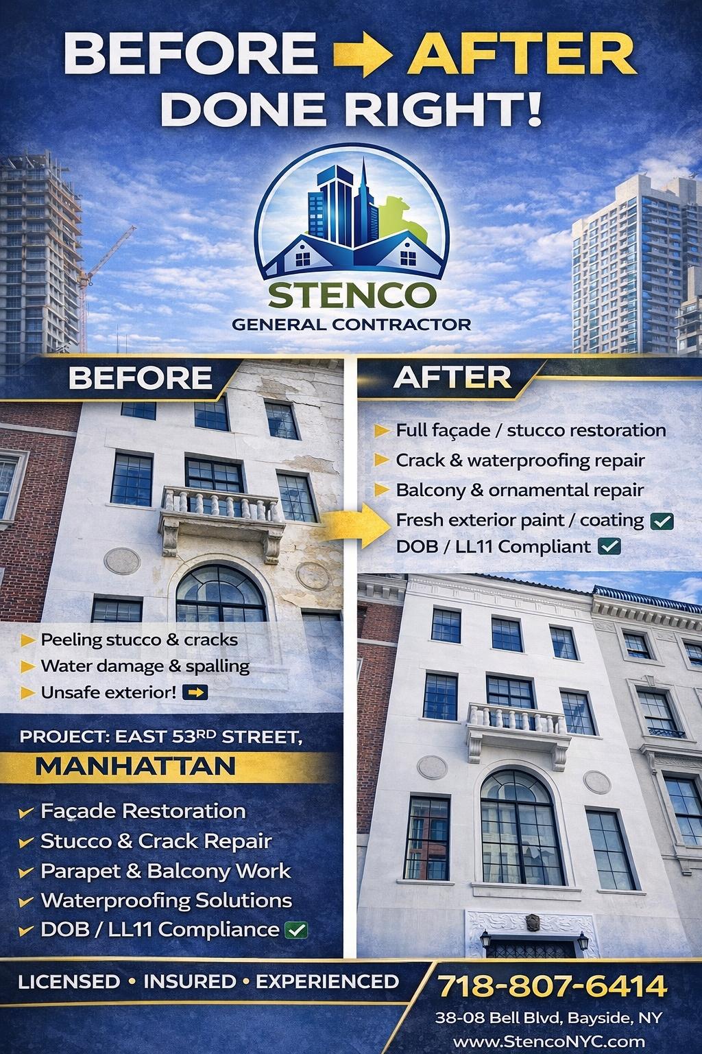 Manhattan Renovation – Before and After, 53rd Street manhattan